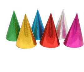 Papírové barevné kloboučky 6ks/66841 | Dekorace - Párty